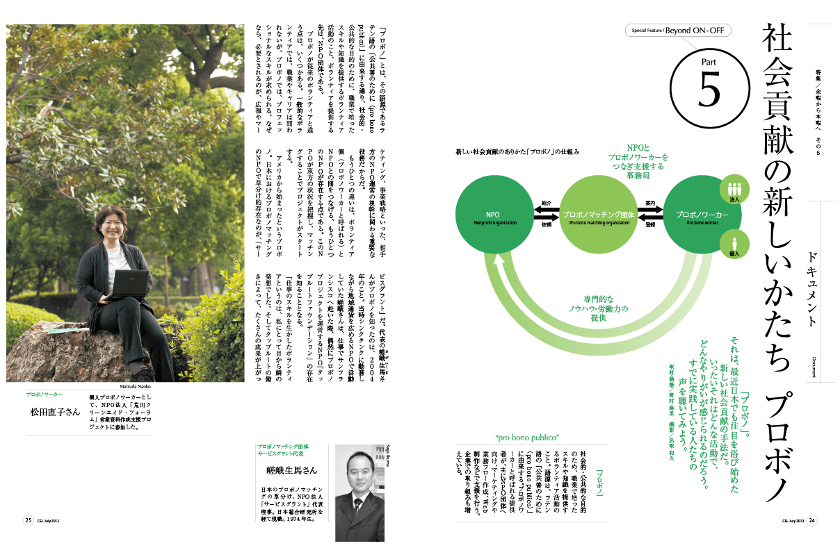 大阪ガス広報誌CEL(Vol.104)に掲載されました